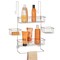 mDesign Steel Bathroom Shower Caddy Hanging Rack Storage Organizer